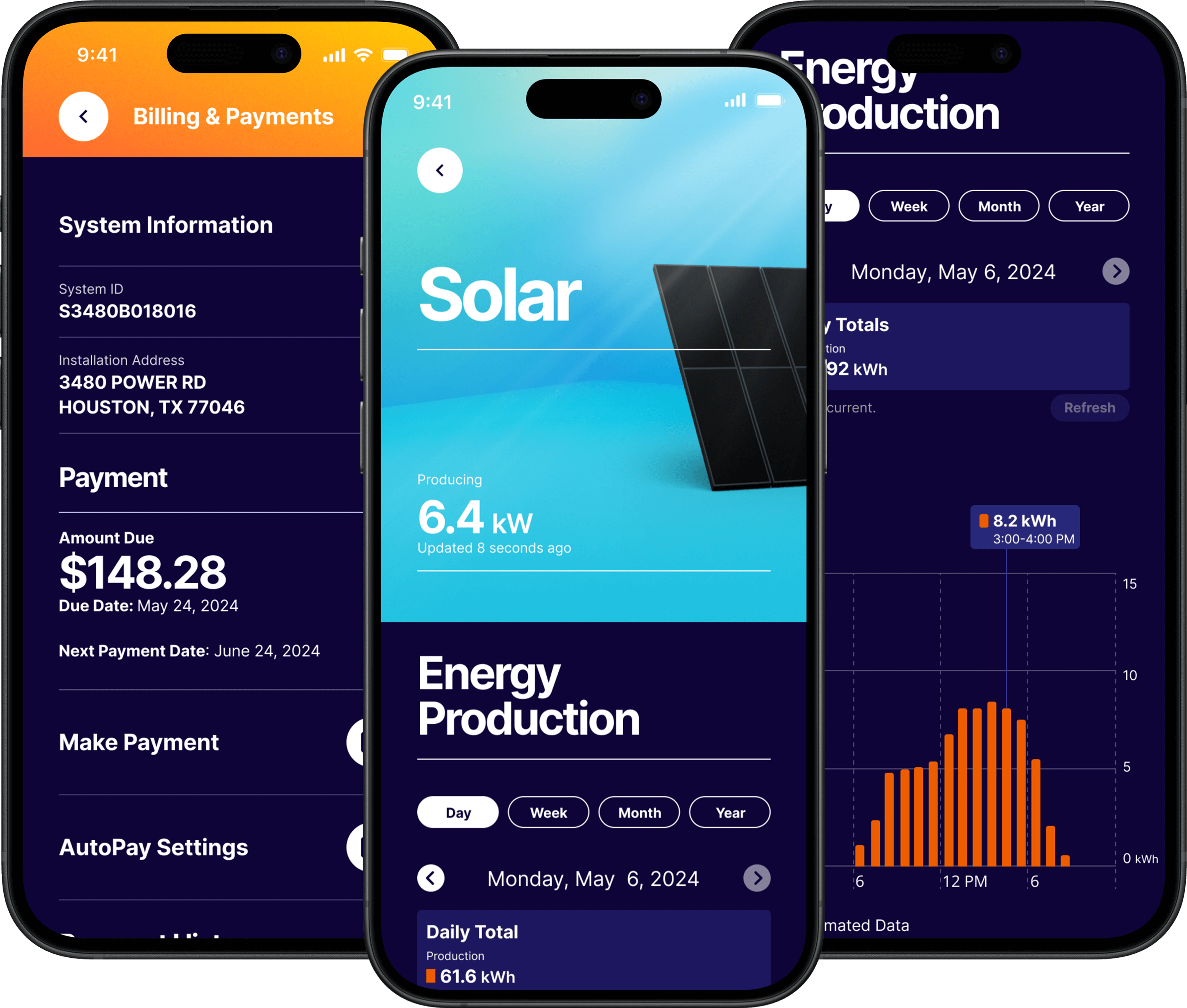 Sunnova App Home