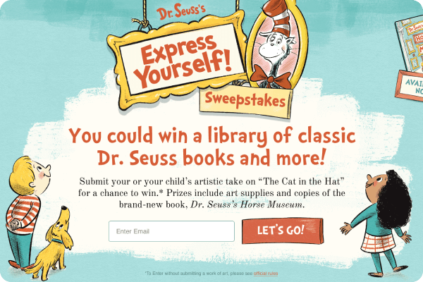 Dr Suess' Express Yourself! Sweepstakes