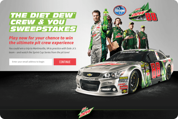 Mountain Dew - The Diet Dew Crew & You Sweepstakes